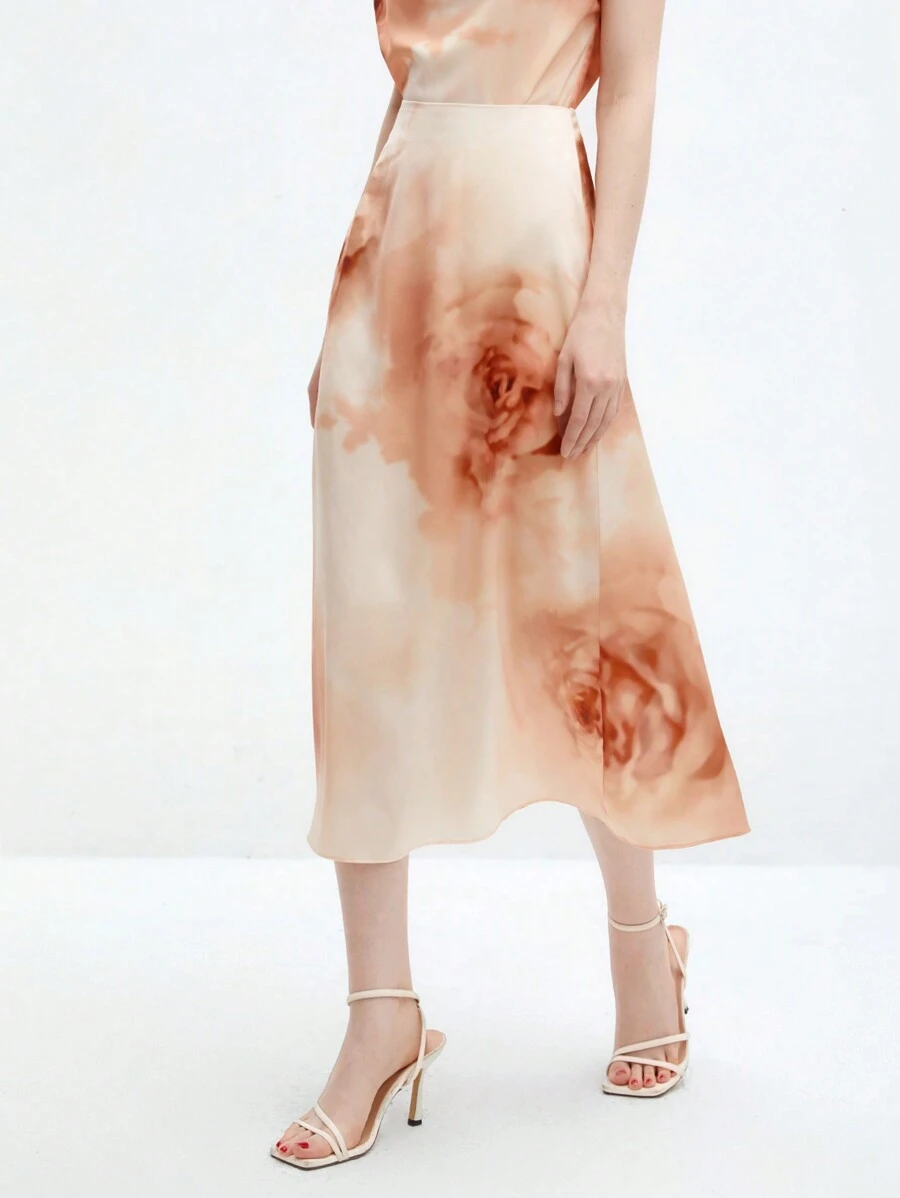 BizChic Women's Floral Print High Waist Skirt - Multicolor - View 1