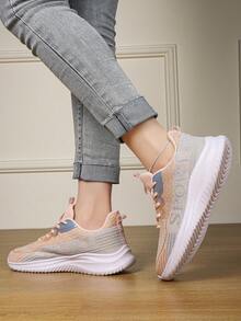 Women's Comfortable Lightweight Running Shoes, Couple's Sneakers For Walk & Jogging - Orange - View 5