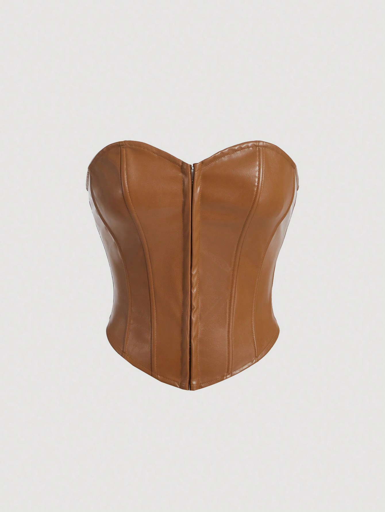 SHEIN MOD بلوزة نسائية بطية خصر كوريسيه وجزء علوي...