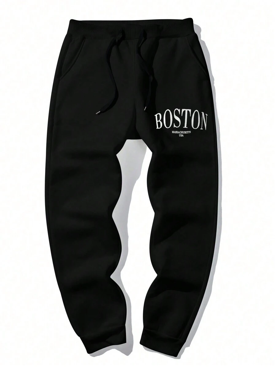 RueChic Herren-sweatpants - Schwarz - Übersicht 1
