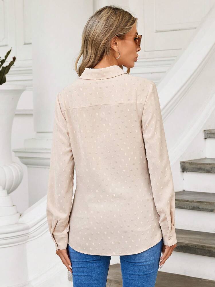 Women'S Twist Knot Long Sleeve Shirt