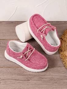 新品女童粉色滑步運動鞋,全季節皆適用 - 粉色 - 查看 5