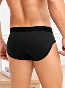 Men'S Angel Heart Printed Triangle Briefs