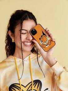 GARFIELD | SHEIN 卡通圖形tpu手機殼 - 黃色 - 查看 7