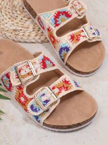 SHUZIA Giày Sandal Đế Xuồng Gót Nhọn Cho Nữ Giày Mùa Hè Giày Mùa Xuân Giày Nghỉ Xuân Giày Nghỉ Lễ Phục Sinh Giày Thường Ngày Giày Đi Biển Quà Tặng Ngày Của Mẹ - Màu be - Xem 3