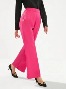 Aveloria Women'S Wide Leg Pants Fall Cloth For Women - Hot Pink - View 5