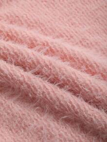 DAZY Của phụ nữ Màu thuần Xu hướng: Cắt giảm Dây Tay áo chuông Áo thun - Hồng - Xem 5