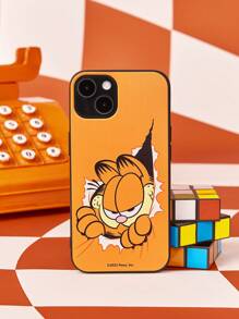 GARFIELD | SHEIN 卡通圖形tpu手機殼 - 黃色 - 查看 1