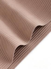 Shapelle Forme Women's Apricot Knitted Fabric Semi-Sheer Tummy Control Mini Shorts Casual Style Mid Stretch Waist Control Leggings