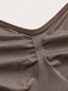 SHEIN Sports Conjunto de top y brasier deportivo sin costuras de talla grande - Multicolor - Ver 6