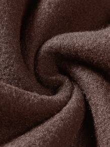Manfinity EMRG Sudadera Con Capucha Y Diseño De Impresión En La Espalda Para Hombres - Café integral - Ver 5