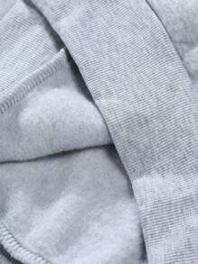 Manfinity Homme 男士字母印花連帽汗衫套裝,附束帶運動衫和運動長褲 - 彩色 - 查看 4