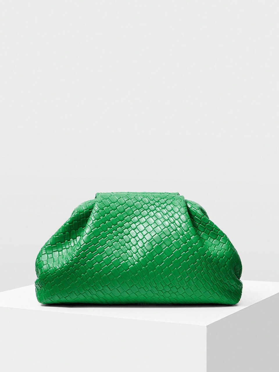 WOMEN'S SIMPLE COMMUTE EMBOSSED CLUTCH BAG