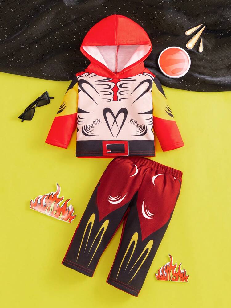 Infant Boys' Cute Hoodie And Sports Pants