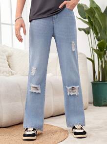 Teen Boy Distressed Jeans