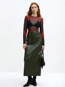 Maija 女士高開叉長裙