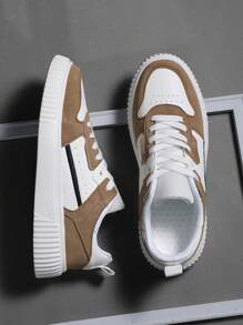 Men's Sports Shoes Men's Fashion Handsome Casual Shoes Lace Up Men's Shoes Skateboarding Shoes Men's Board Shoes Personalized Street Men's Shoes