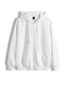 Ktopium Artist Women's Regular Fit Hooded Portrait Printed Sweatshirt - White - View 3