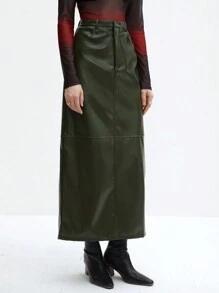 Maija 女士高開叉長裙