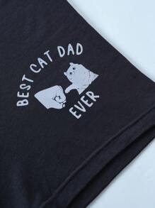 Men'S Cartoon Letter Printed Boxer Shorts Set, 5pcs - Multicolor - View 6