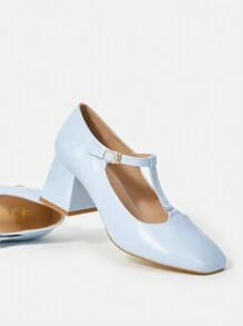 CUCCOO DOLLMOD Của phụ nữ Giày cao gót Giày nữ Baotou - Màu xanh lam - Xem 2