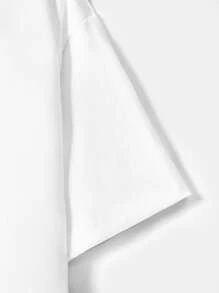 Marilyn Monroe X SHEIN Plus Size Casual Figure Print Short Sleeve T-Shirt, Suitable For Summer - White - View 3