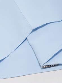 Manfinity Mode Men's Long Sleeve Shirt - Blue - View 6