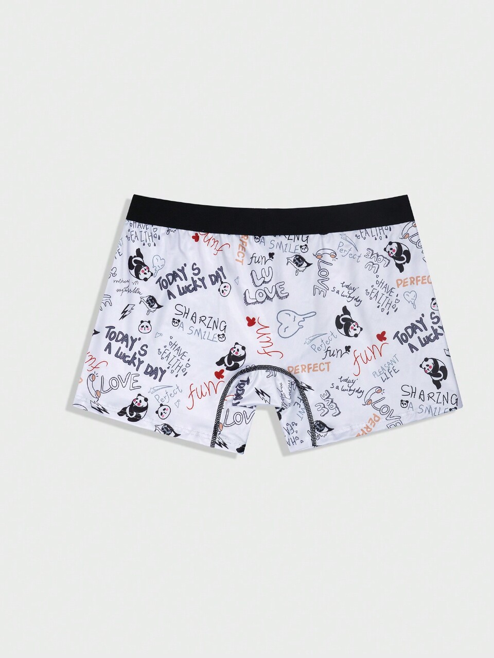 Men's Letter & Teddy Boxer Shorts