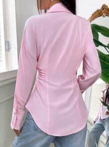 SHEIN EZwear Valentine Pink Shirt