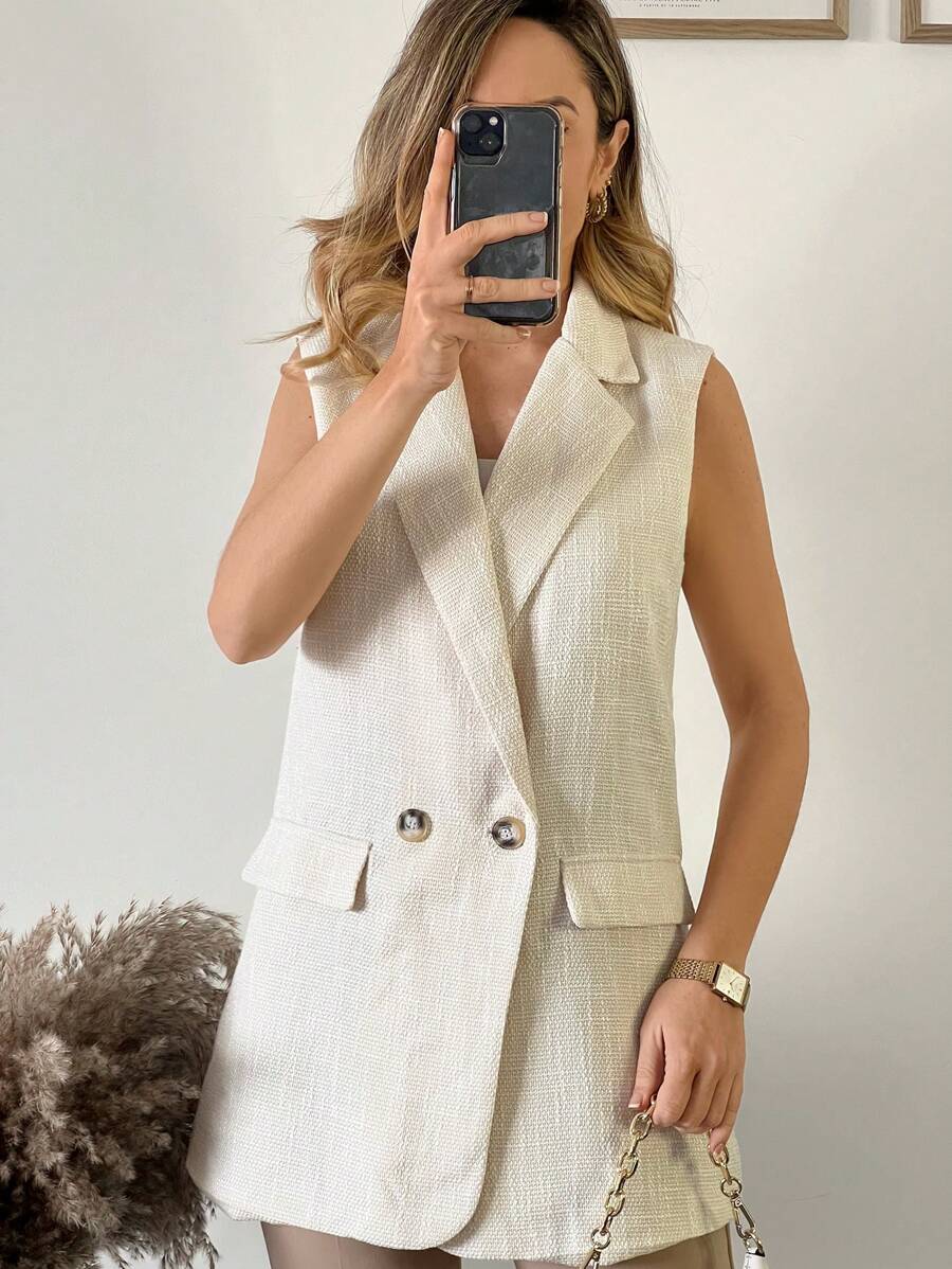 SHEIN LUNE Chaqueta De Traje Para Mujer