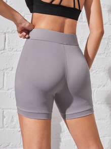 Teenage Girls' Sports Running Shorts - Grey - View 2