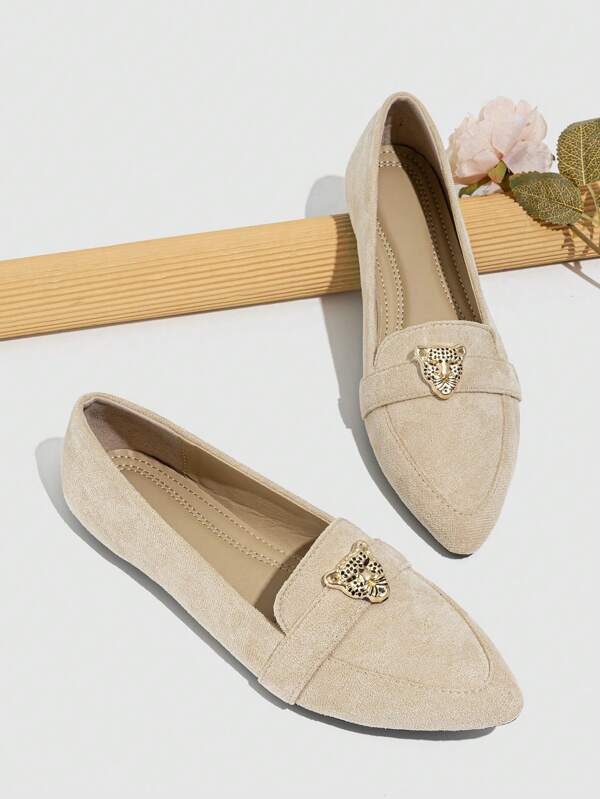2025 Autumn Women's Lightweight, Pointed-Toe Ballet Flats For Daily Comfortable Wear,Loafers For Women