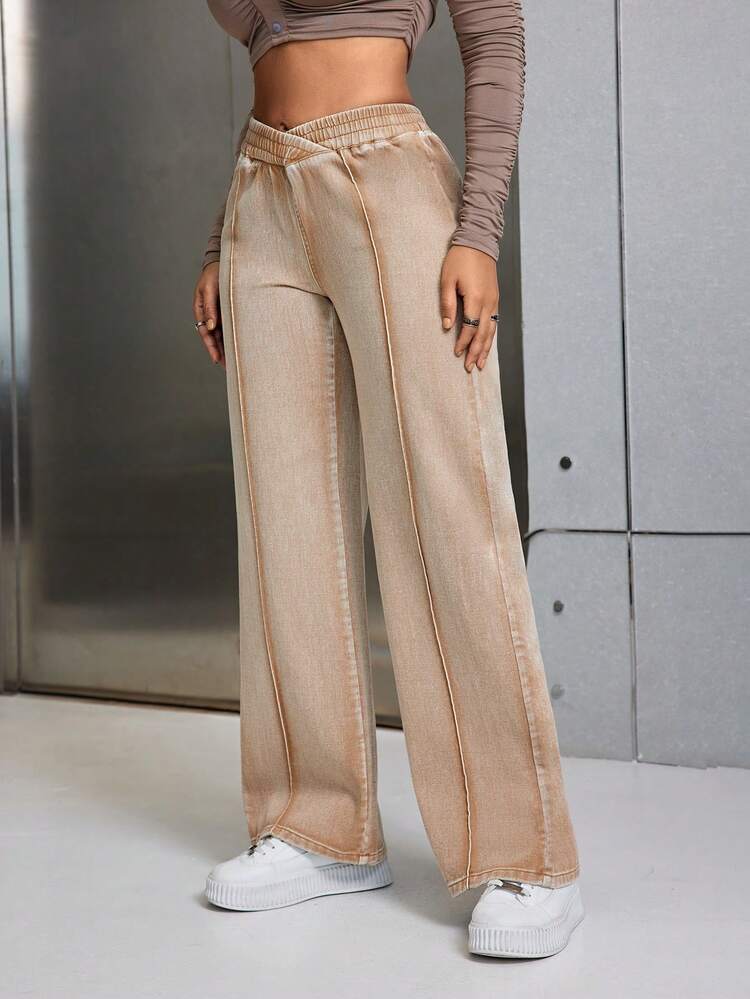 Women's Elastic Waist Jeans