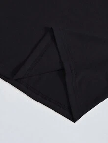 Men's Mushroom Printed Short Sleeve T-Shirt - Black - View 4