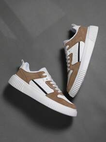 Men's Sports Shoes Men's Fashion Handsome Casual Shoes Lace Up Men's Shoes Skateboarding Shoes Men's Board Shoes Personalized Street Men's Shoes