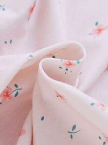 SHEIN Leap Crew 4pcs Tween Girls' Daily Casual Knitted Tank Top And Shorts Pajama Set - Multicolor - View 5