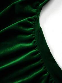 Sweetra 女士露背美人鱼长裙女装 - 綠色 - 查看 4