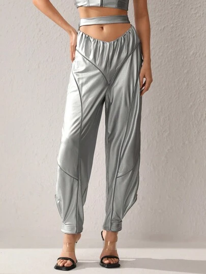 TuT Designer Women's Cut-Out Waist Pants, For Holiday, Vacation, Spring, Festival, Ibiza Fits