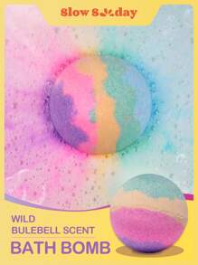 Wild Bluebell-Scented Fizzy Rotating Bath Bomb-120g - Multicolor - View 2