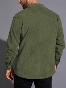Camisas  para hombre - Verde militar - Ver 2