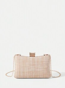 SHEIN Belle Của phụ nữ Thêu Hoa văn lá Túi xach tay - Nhiều màu - Xem 8