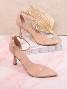 SHUZIA 女士高跟涼鞋 - 杏色 - 查看 1