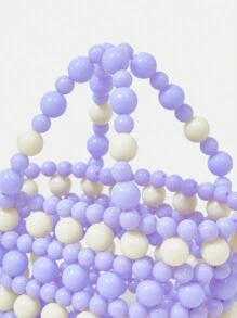 SHEIN MOD Women Top Handle Bag, For Summer - Mauve Purple - View 9