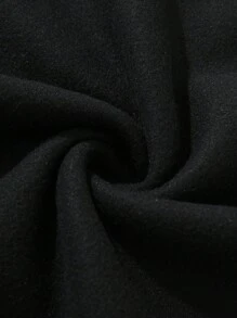 Men's Sweatshirt With Heart Print And Slogan - Black - View 5