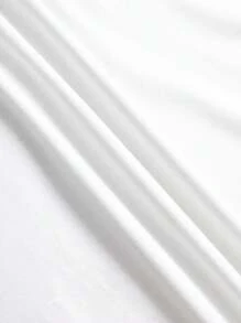 INAWLY Women's Short Sleeve T-Shirt With Letter Print - White - View 3