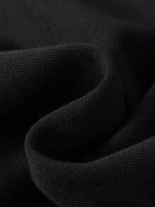 SHEIN Baby Boy Letter Graphic Two Tone Hoodie & Sweatpants - Multicolor - View 5