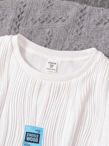 Tween Boy Loose Fit Casual Round Neck Short Sleeve T-Shirt And Shorts Set