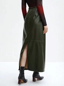Maija 女士高開叉長裙