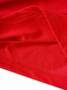 Men'S Graffiti Print Short Sleeve T-Shirt - Red - View 5