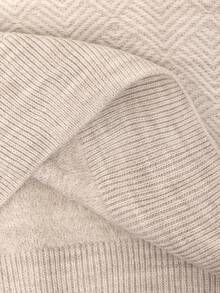 RueChic Men's High-Neck Long Sleeve Sweater - Beige - View 7